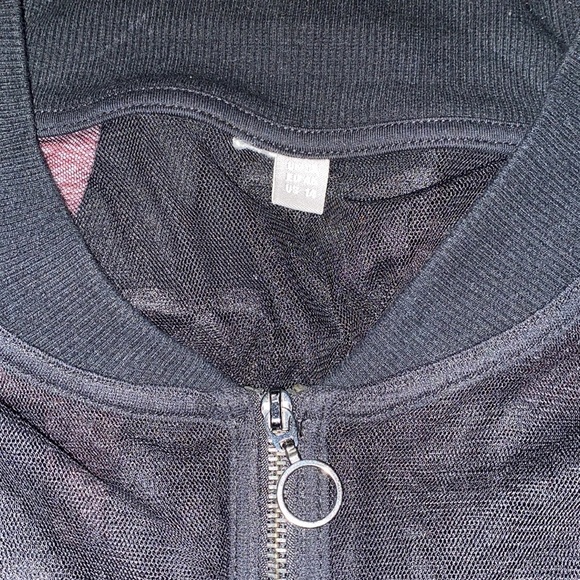 ASOS Bomber Jacket In Mesh - Picture 5 of 5